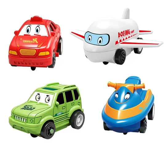 Children'S Puzzle Track Puzzle Road Car DIY Assembly Electric Trolley Automatic Railroad Speeder Boys and Girls Baby Toys