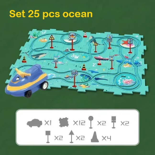 puzzle voiture électrique